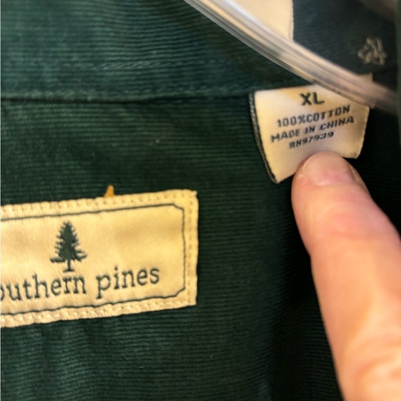 Southern Pines XL super soft corduroy shirt - Picture 3 of 4